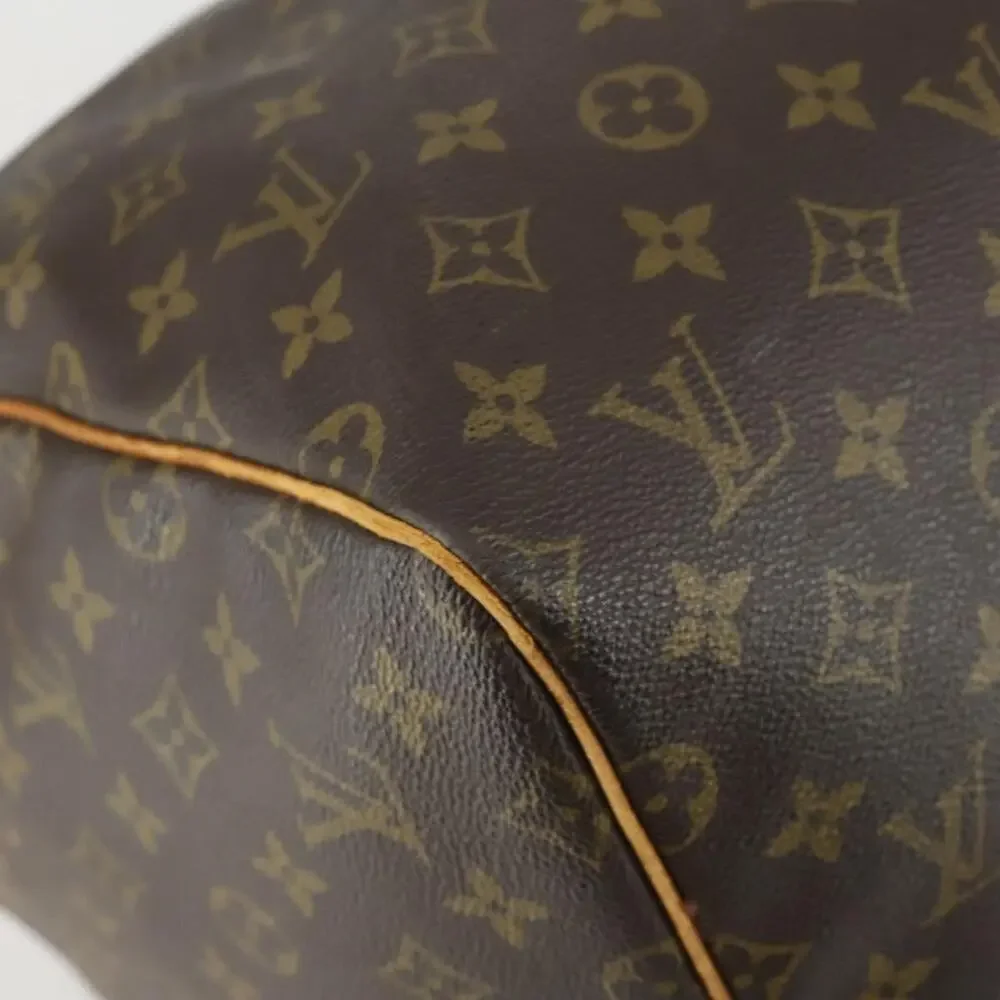Louis Vuitton Monogram Keepall 55 Travel Bag Brown